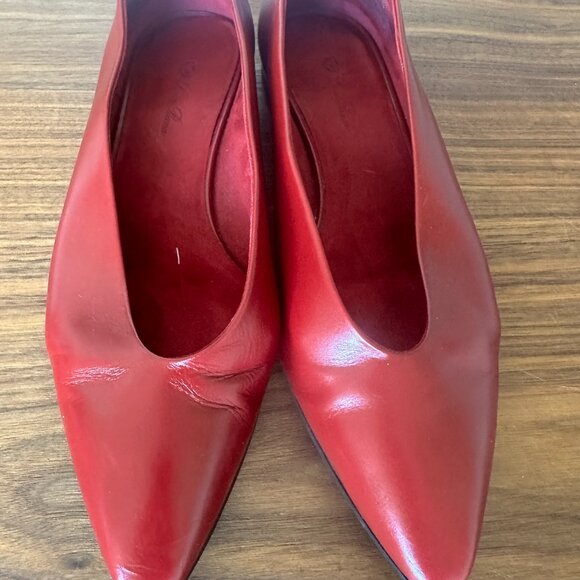 Loro Piana Rebecca Ballerinas, Red, Size 40, Very good condition - Picture 1 of 6